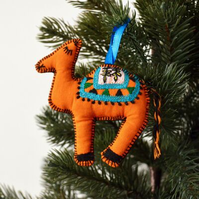 Decorazione albero di Natale cammello