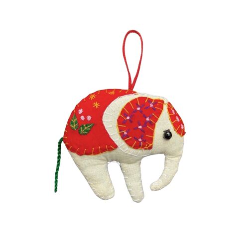 Elephant Christmas Tree Decoration