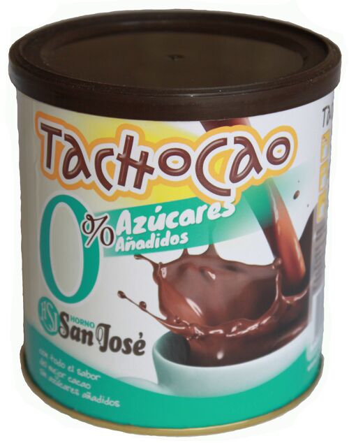 TACHOCAO 0% - CACAO SOLUBLE SIN AZÚCAR - Bote 400 g