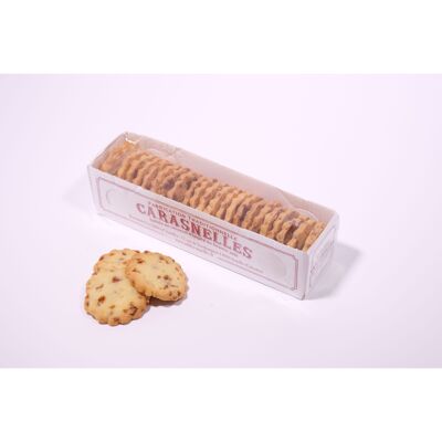Carasnelles, shortbread with caramel nuggets from Isigny, 165g