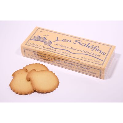 Salefins, Shortbread mit reiner halbgesalzener Butter, 250g