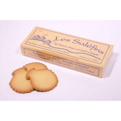 Salefins, shortbread with pure semi-salted butter, 250g