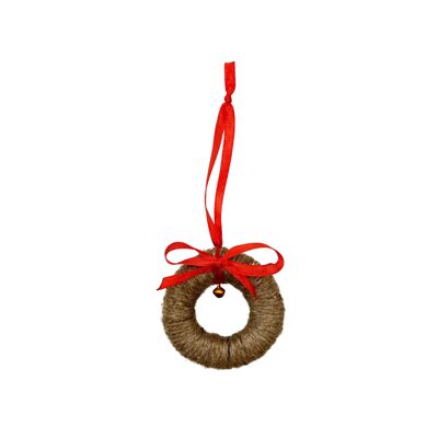 Jute Ring Christmas Tree Decoration