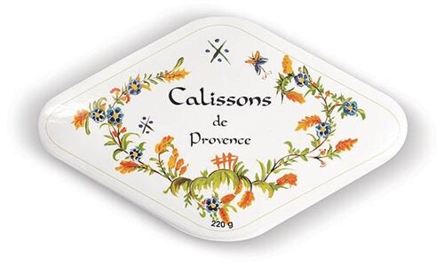 BOITE TRADITIONNELLE CALISSON - DECOR PROVENCE - 340g