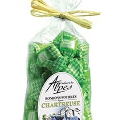 SACHET BONBONS FOURRES LIQUEUR CHARTREUSE