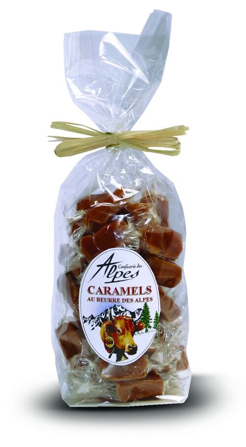 SACHET CARAMEL PAPILLOTE AU BEURRE DES ALPES