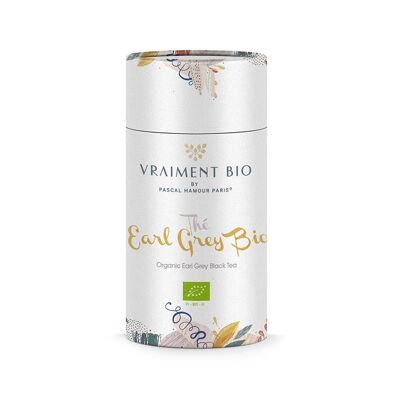 REALLY ORGANIC ROUND BOX OF ORGANIC EARL GRAY TEA