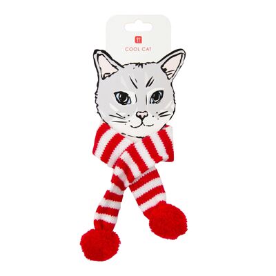 Accessorio gatto sciarpa di Natale