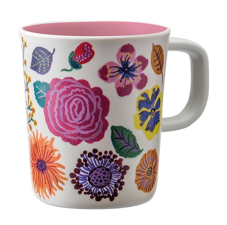 TAZZA DA GIARDINO FIORITO ROSA