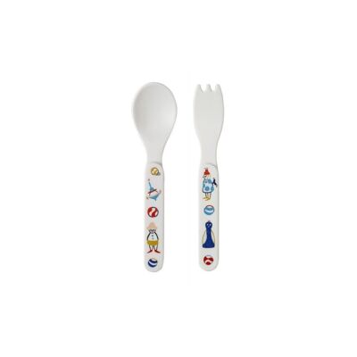 SET OF 2 CUTLERY LES JOUETS DE MARIE