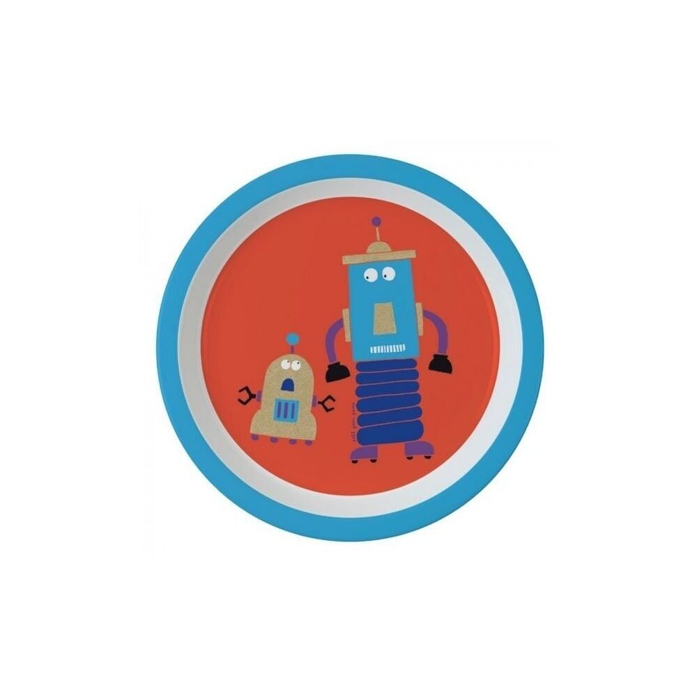 PIATTO BAMBINO GLITTERING LES ROBOTS Ø 18cm