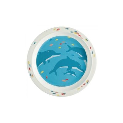 PLATO BEBE ''DELFINES'' LA MER Ø 21cm