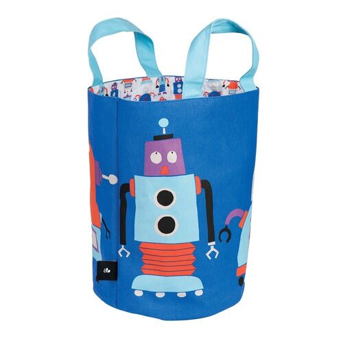 CORBEILLE À JOUETS / LINGE LES ROBOTS