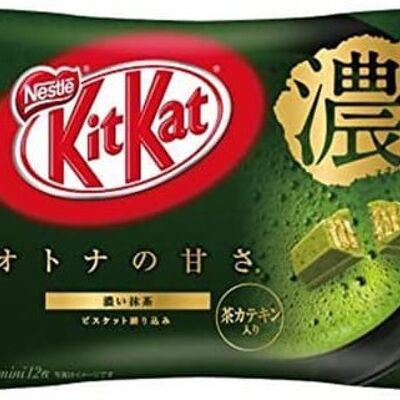 Japanisches Kit Kat Mini Rich Matcha (Grüntee)