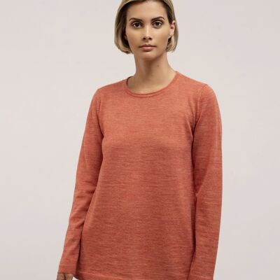 Salta Orange alpaca sweater