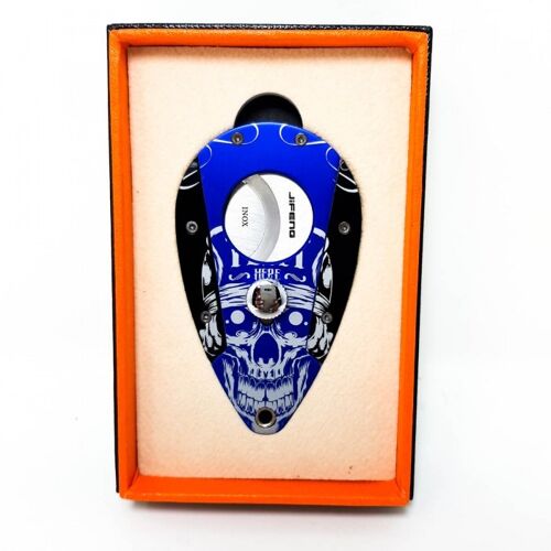 JF-02 Jifeng Metal Cigar Cutter Blue