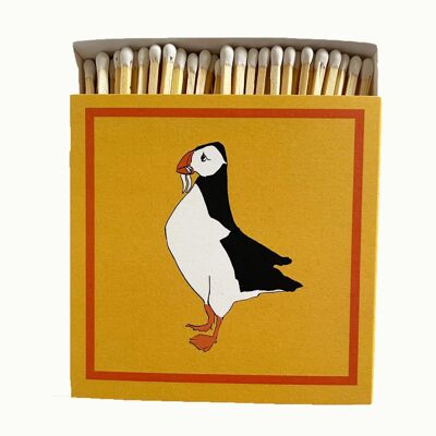 Luxury Gift Long Safety Matches Puffin Box