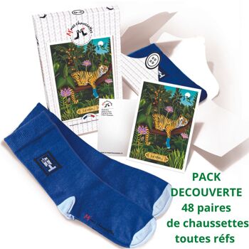 Pack découverte 48 paires M' mes chaussettes 1