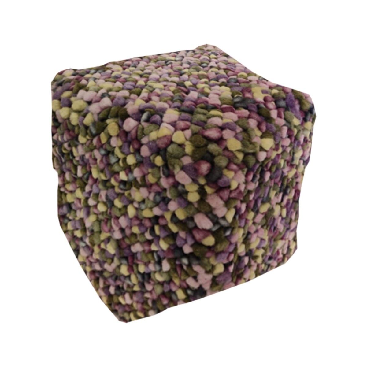 Fodera per pouf Kilim rosa Mountbatten in lana