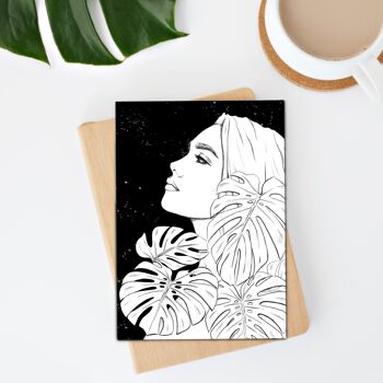 Carnet de notes Bloc-notes Bloc-notes Notes Urban Jungle Motif Plantlady Monstera Papeterie Bullet Journal Diary 1