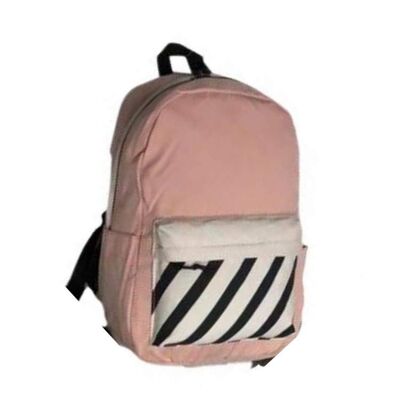 Pink Antilles striped backpack