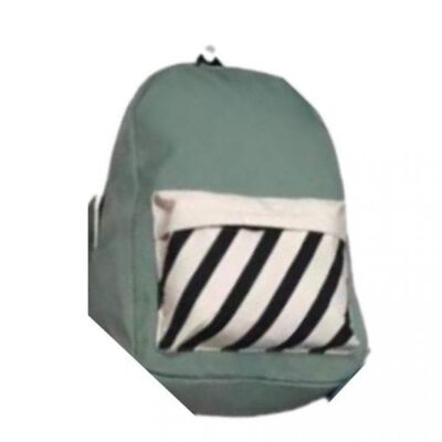 Antilles green striped backpack