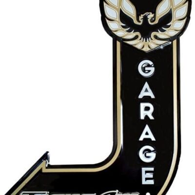 US Tin Sign Pontiac Trans Am / Firebird Garage