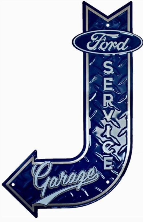 US Blechschild Ford Service Garage