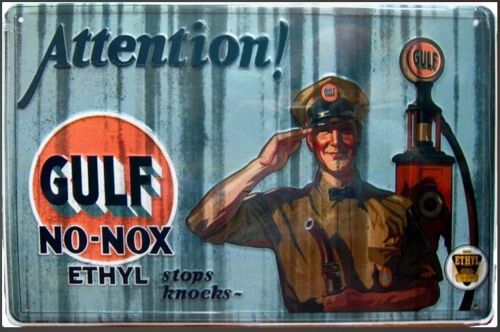 US Schild: Attention - GULF No Nox