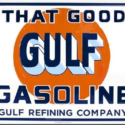 Signe américain : That Good GULF Gasoline