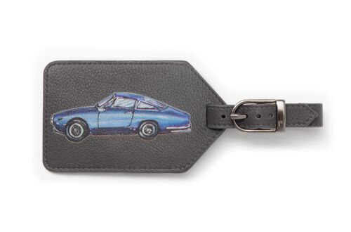 CLASSIC CARS LEATHER LUGGAGE TAG