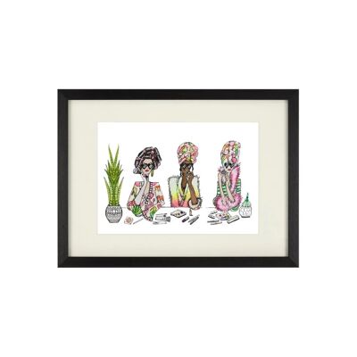 FRAMED BEAUTY CORNER PRINT