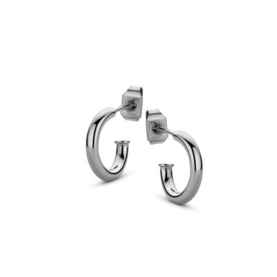 Stainless steel hoops earring 12mm