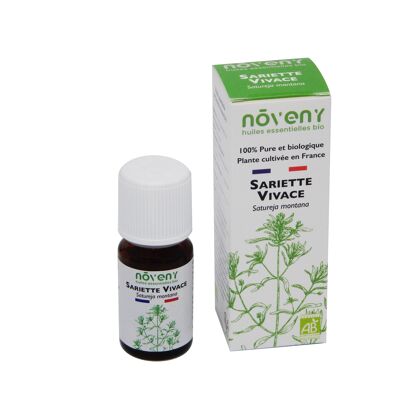 Huile essentielle de Sariette vivace bio 10mL - Plante cultivée et distillée en France