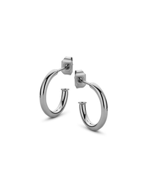 Stainless steel hoops earring 15mm