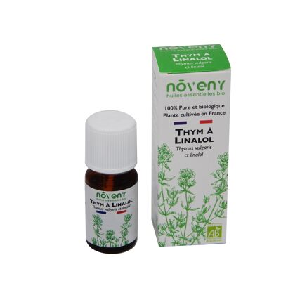 Huile essentielle de Thym à Linalol bio 5mL - Plante cultivée et distillée en France