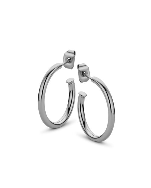 Stainless steel hoops earring 20mm