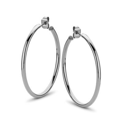Stainless steel hoops earring 35mm