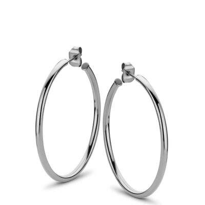 Stainless steel hoops earring 35mm