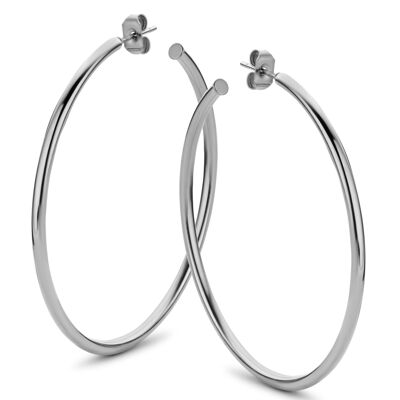 Stainless steel hoops earring 45mm