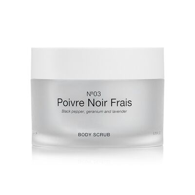 Body Scrub Poivre Noir Frais 200 ml