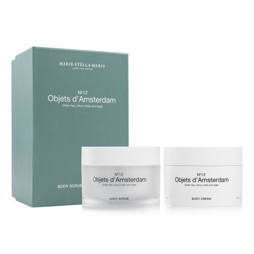 Body Scrub & Cream set Objets d'Amsterdam 2 x 200 ml