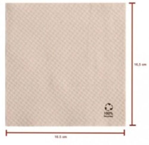2-ply eco-friendly brown napkin