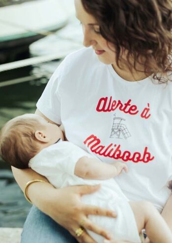 T-shirt Allaitement "ALERTE À MALIBOOB" 6