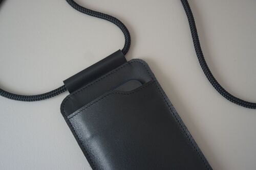 EDGE phone sling - smooth leather
