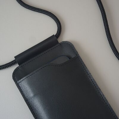 EDGE phone sling - smooth leather