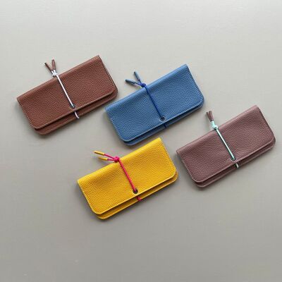 Cartera KNOT ancha - cuero - colores limitados