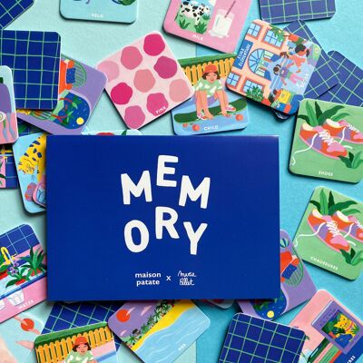 Bilingual French English Memory Game - fun Christmas gift for children