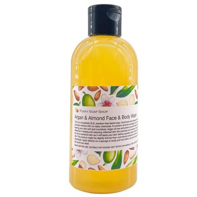 Argan Oil & Almond Liquid Body Wash, 1 Bottle Of 250ml
