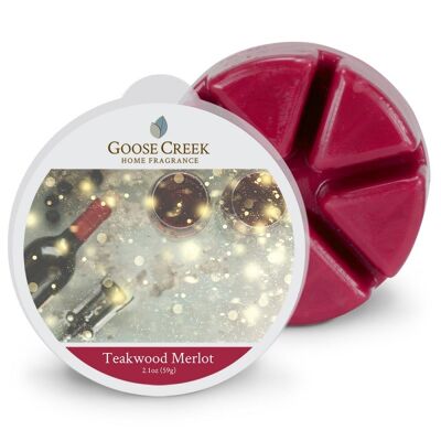 Teakholz Merlot Goose Creek Candle® Wachsschmelze